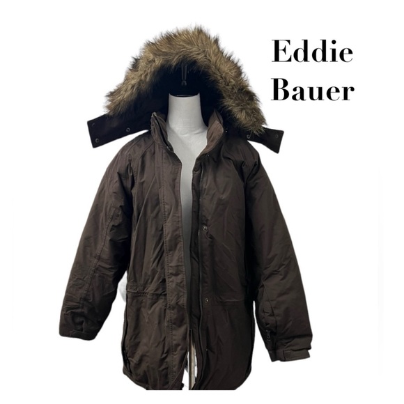 Eddie Bauer Jackets & Blazers - Eddie Bauer women’s XL winter coat with fur hood